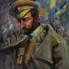 Коваль Сергій Портрет полковника Петра Болбочана, полотно,олія 80х60 2020р.